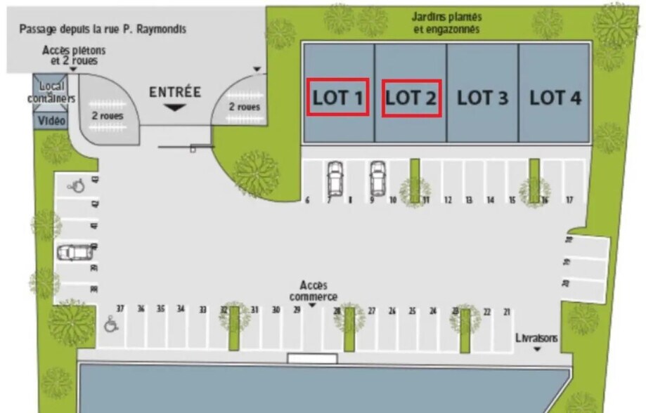 Flex dans Toulouse à louer - Plan de site - Image 3 de 3