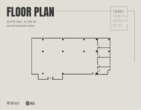 10351 Santa Monica Blvd, Los Angeles, CA for lease Floor Plan- Image 1 of 1