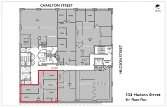 333 Hudson St, New York, NY à louer Plan d’étage- Image 1 de 1