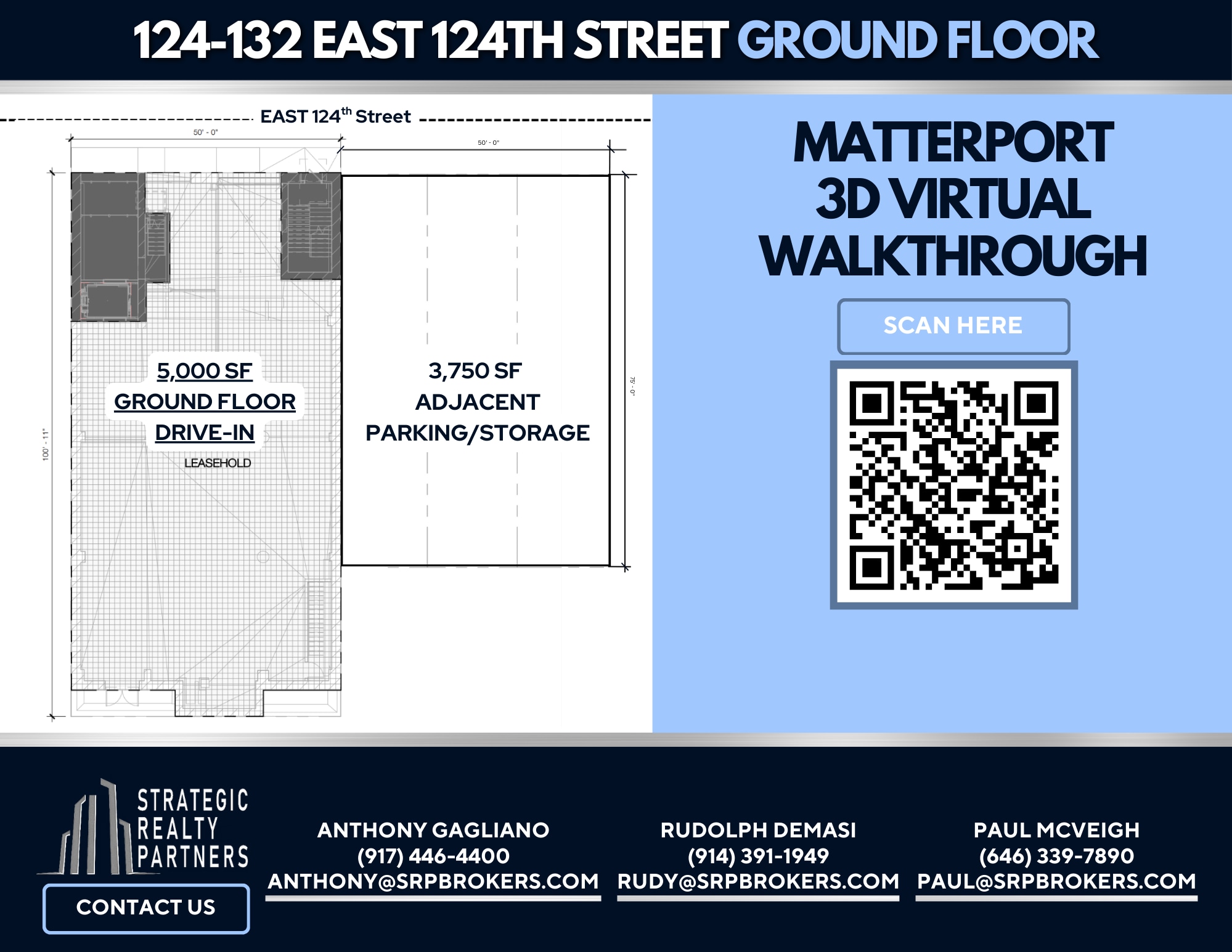 124-132 East 124th Street, New York, NY for lease Interior Photo- Image 1 of 4