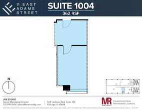 11 E Adams St, Chicago, IL for lease Floor Plan- Image 1 of 3