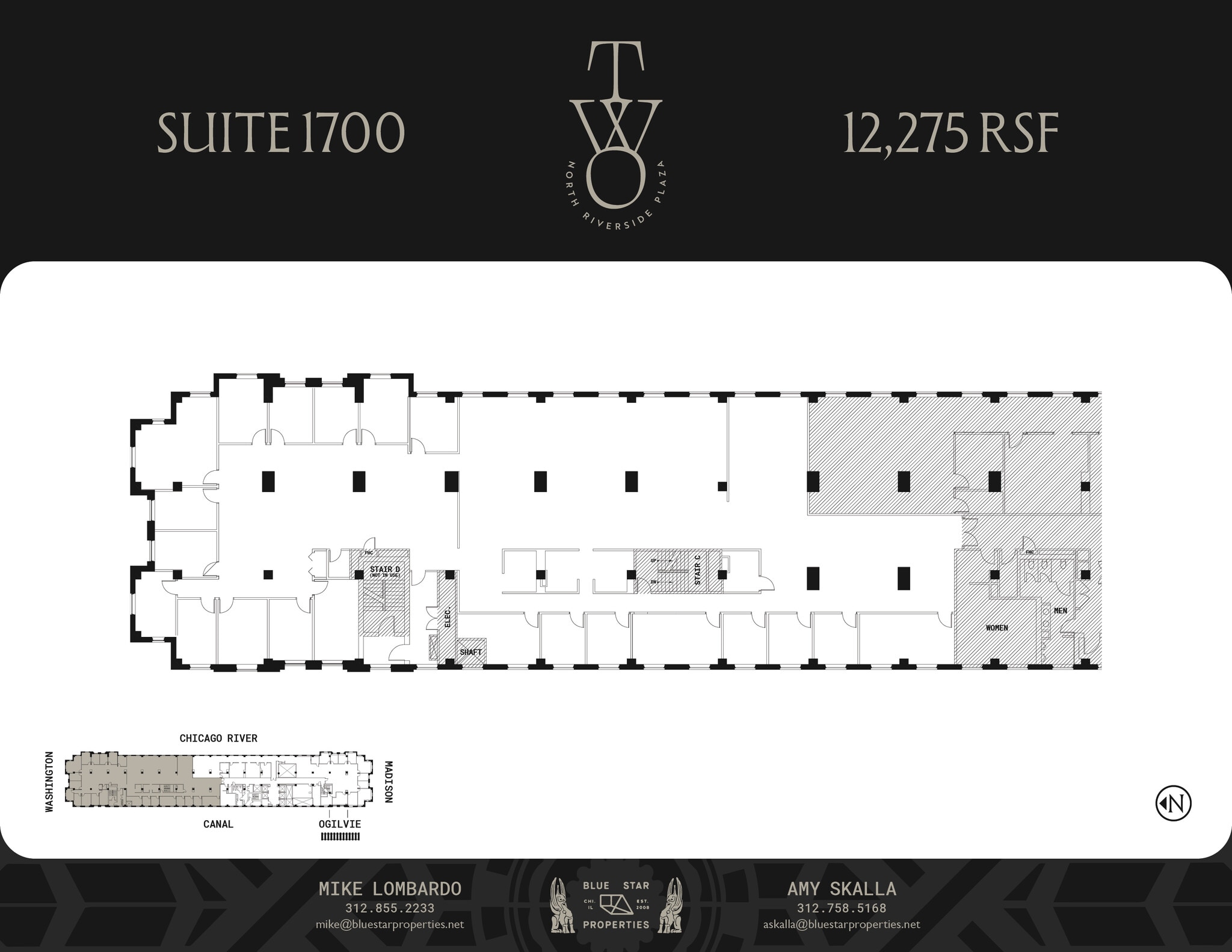 2 N Riverside Plz, Chicago, IL for lease Floor Plan- Image 1 of 1