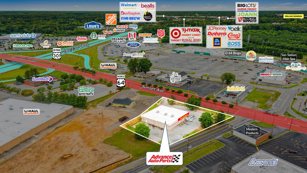 1917 Sunset Ave, Rocky Mount, NC à vendre - Photo du bâtiment - Image 3 de 5