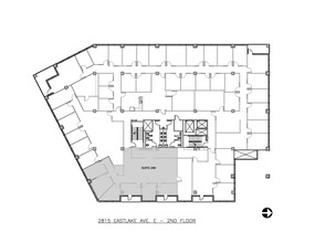 2815 Eastlake Ave E, Seattle, WA à louer Plan de site- Image 1 de 1