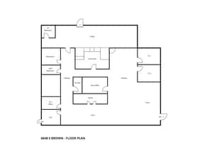 6848 E Brown Rd, Mesa, AZ à vendre Plan d’étage- Image 1 de 8
