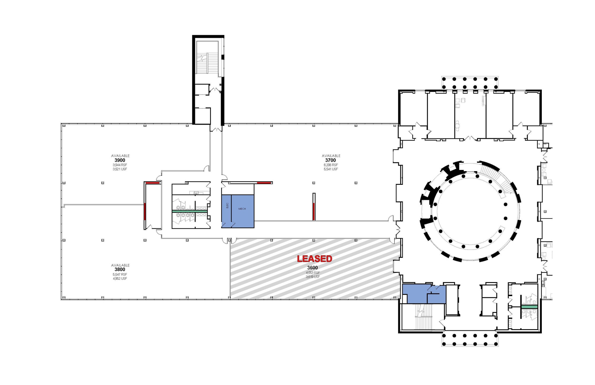 10330 N Meridian St, Indianapolis, IN à louer Plan d’étage- Image 1 de 1