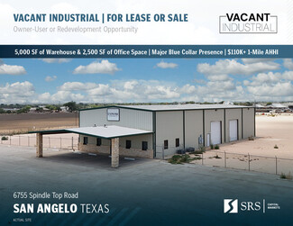 Plus de détails pour 6755 Spindletop Rd, San Angelo, TX - Industriel à vendre