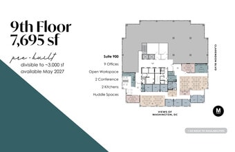 3100 Clarendon Blvd, Arlington, VA for lease Floor Plan- Image 1 of 1