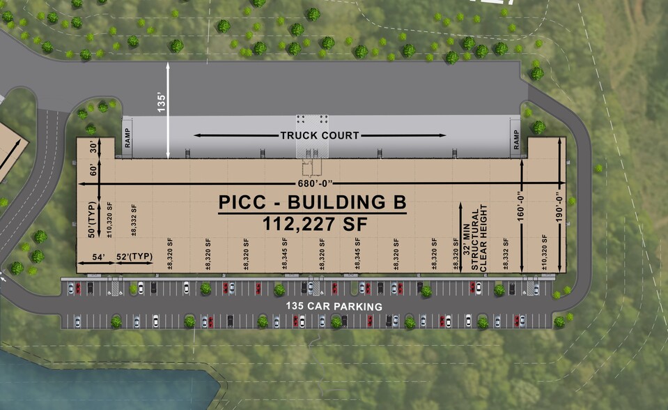 1731 Peachtree Industrial Blvd, Buford, GA à louer - Plan de site - Image 2 de 5