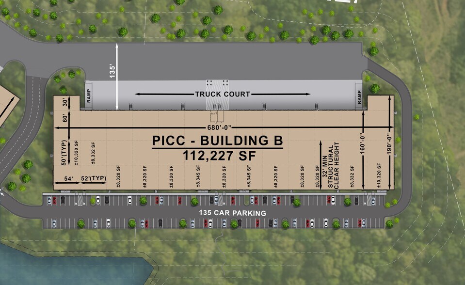 1731 Peachtree Industrial Blvd, Buford, GA à louer - Plan de site - Image 3 de 5