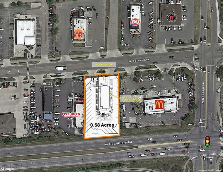 3901 W Bethel Ave, Muncie, IN for lease - Site Plan - Image 1 of 3