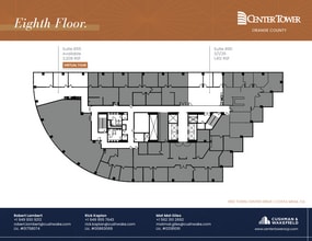 600 Anton Blvd, Costa Mesa, CA à louer Plan d’étage- Image 1 de 1