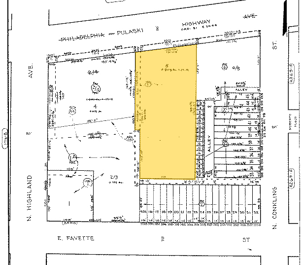 3501 Pulaski Hwy, Baltimore, MD à vendre - Plan cadastral - Image 2 de 8