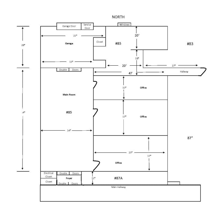 61-95 Oakwood Rd, Lake Zurich, IL for lease Floor Plan- Image 1 of 1