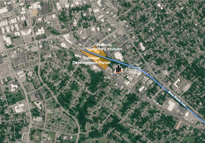 453 Union St, Spartanburg, SC for sale - Aerial - Image 2 of 2