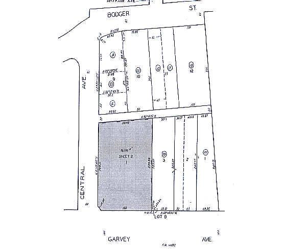 10301 Garvey Ave, El Monte, CA à vendre - Plan cadastral - Image 2 de 2