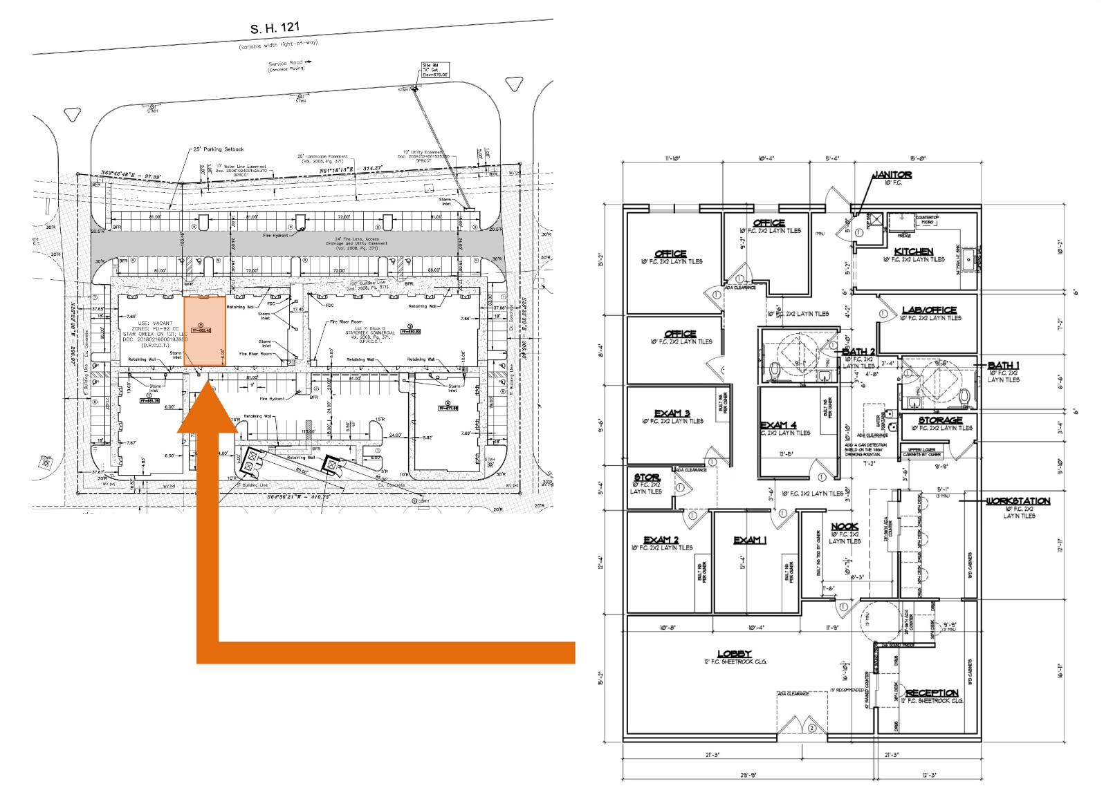 931 State Highway 121, Allen, TX à louer Plan d’étage- Image 1 de 13