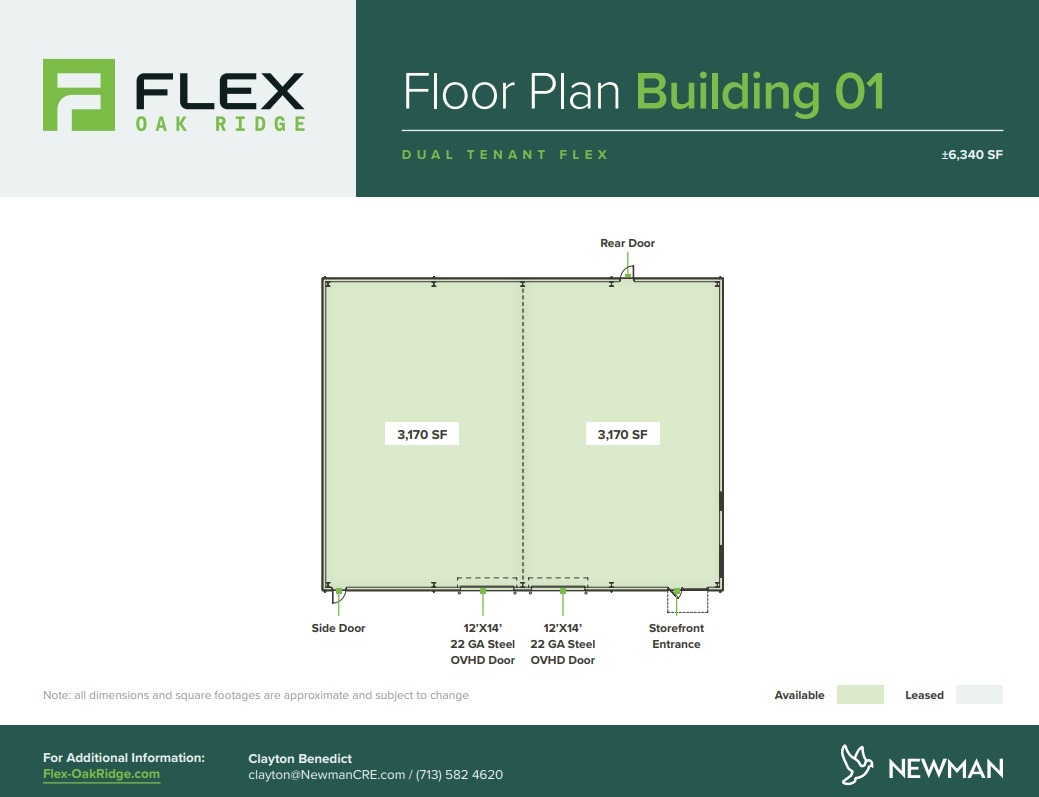 28310 Robinson Rd, Oak Ridge North, TX for lease Floor Plan- Image 1 of 1