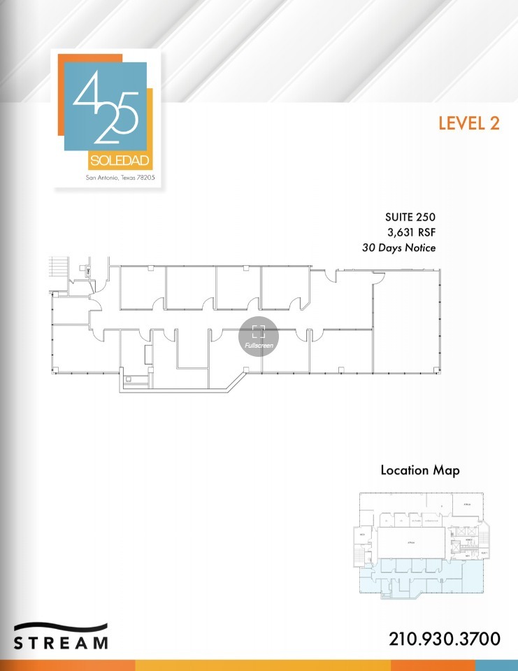 425 Soledad St, San Antonio, TX for lease Floor Plan- Image 1 of 1