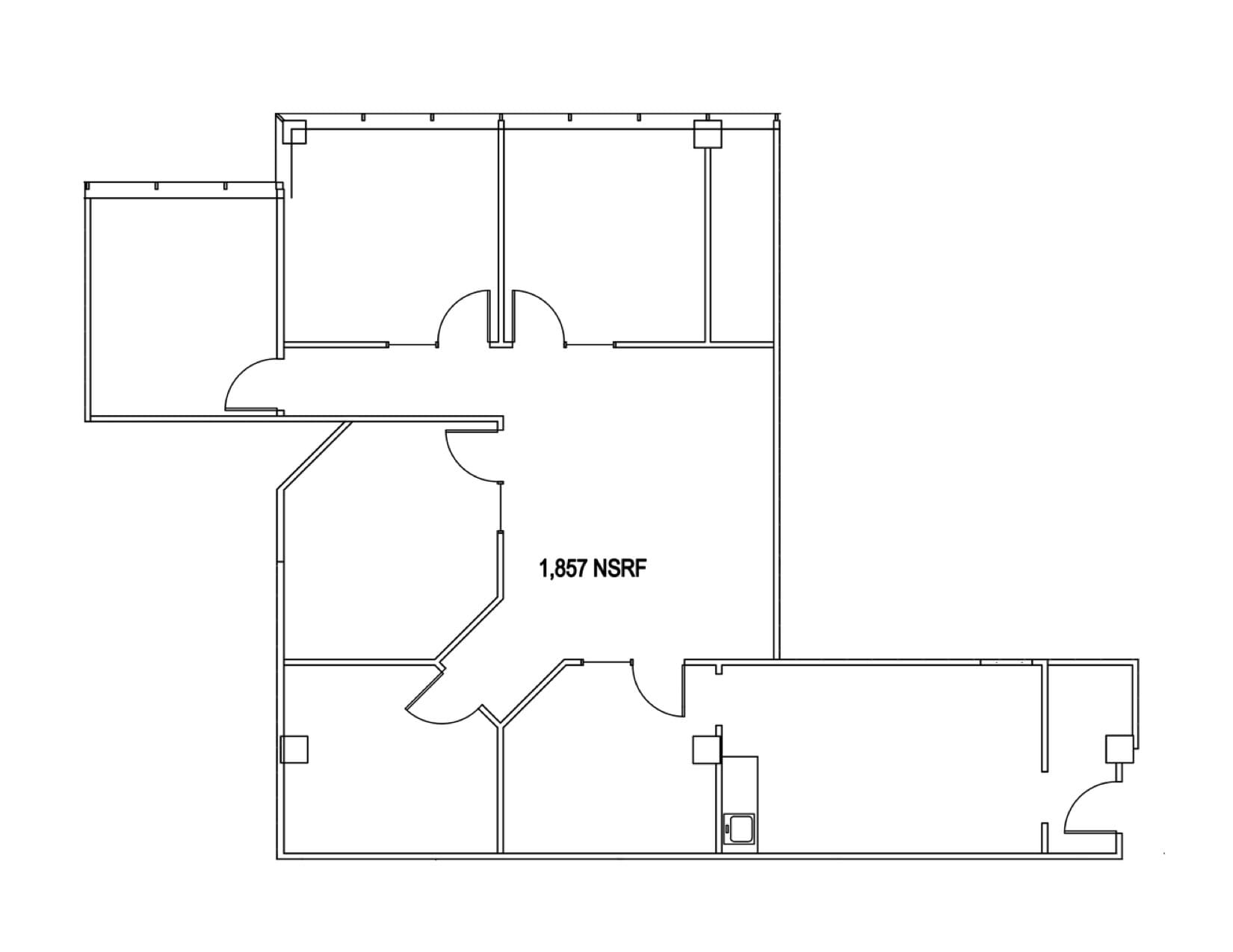 10101 Southwest Freeway, Houston, TX à louer Plan d’étage- Image 1 de 1