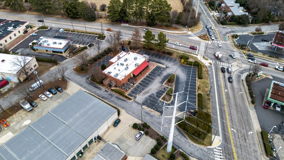 3625 Hillsborough St, Raleigh, NC for lease - Aerial - Image 3 of 14