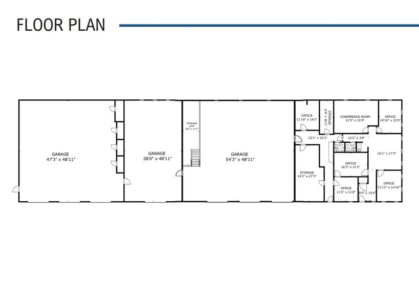 9830 Portage Rd, Portage, MI for lease - Floor Plan - Image 1 of 1
