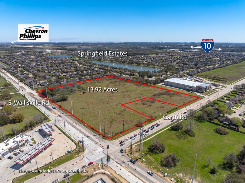 0 Garth & Wallisville Rd, Baytown, TX à vendre - Aérien - Image 3 de 4