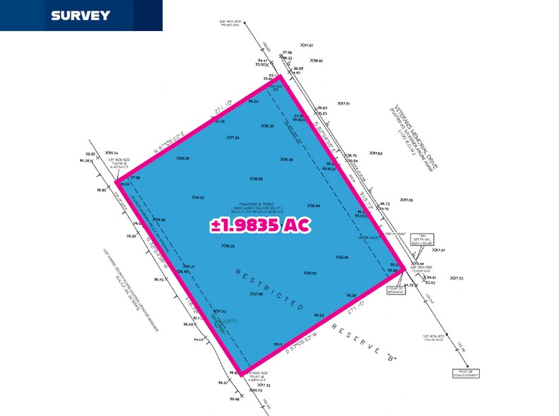 10500 Veterans Memorial Dr, Houston, TX à vendre - Plan cadastral - Image 2 de 3