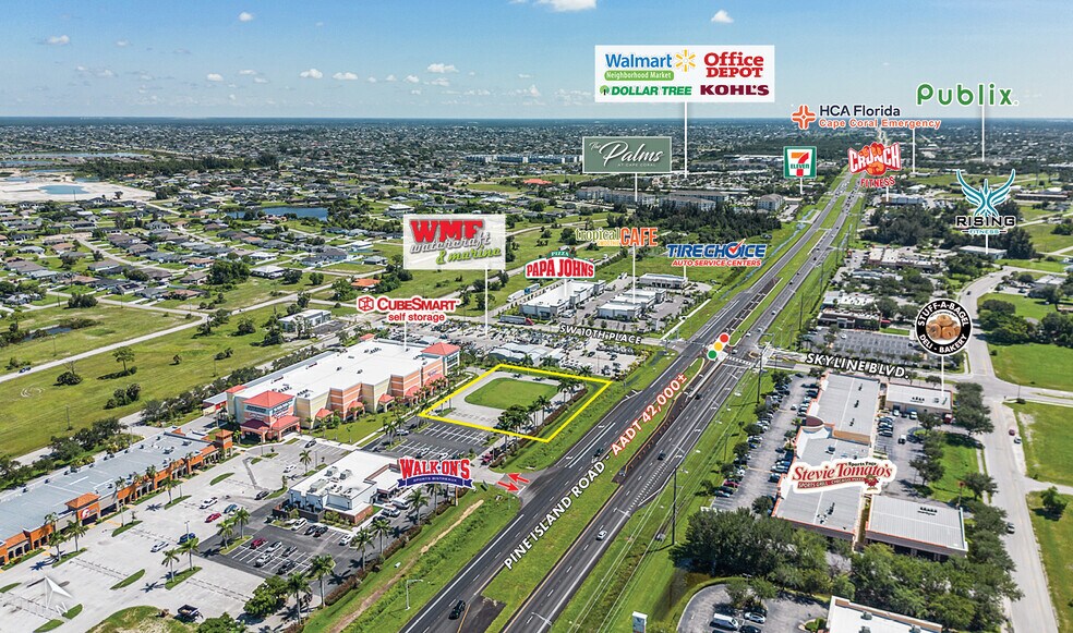 1119 SW Pine Island Rd, Cape Coral, FL à vendre - Aérien - Image 2 de 6