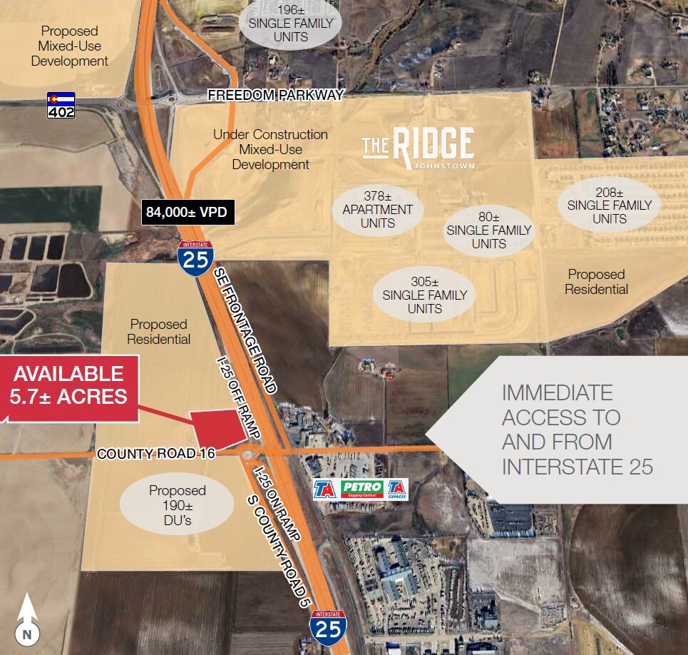 6163 County 16 rd, Johnstown, CO à vendre Aérien- Image 1 de 2