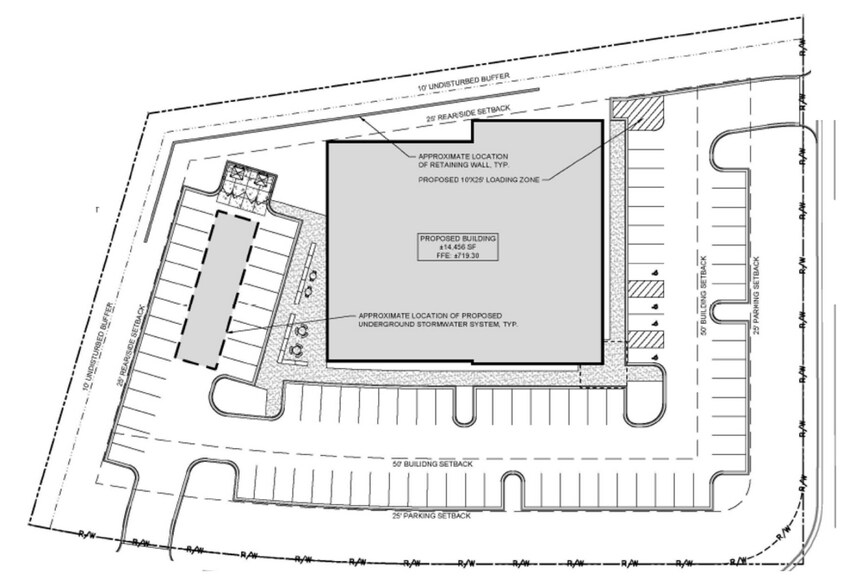 9725 Julian Clark Ave, Huntersville, NC for lease - Building Photo - Image 3 of 4
