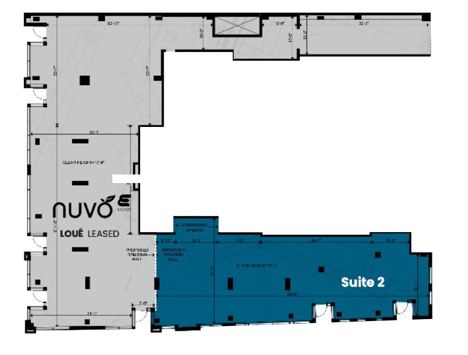 20 Boul de Maisonneuve O, Montréal, QC à louer Plan d’étage- Image 1 de 1