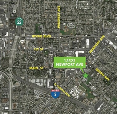 13522 Newport Ave, Tustin, CA for lease - Aerial - Image 2 of 10