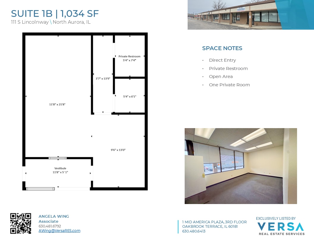 111 S Lincolnway, North Aurora, IL à louer Plan d’étage- Image 1 de 1