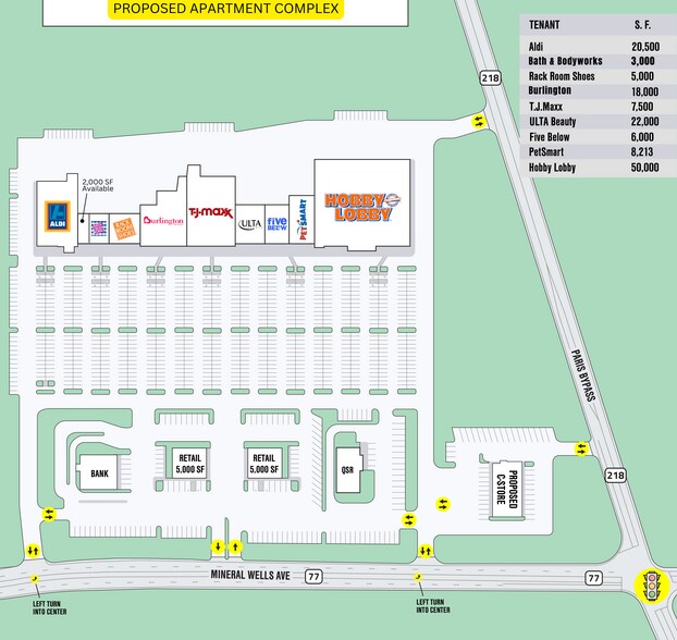 800 Mineral Wells ave, Paris, TN à louer - Photo principale - Image 1 de 3