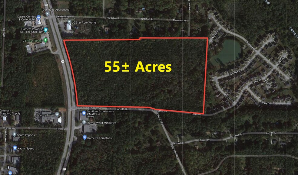 NEC Hwy 85 & Corinth Rd, Fayetteville, GA for sale - Aerial - Image 3 of 9