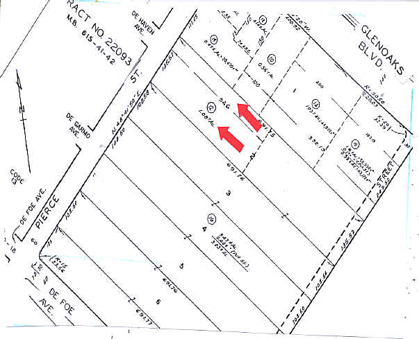 12676 Pierce St, Pacoima, CA for lease - Plat Map - Image 2 of 9