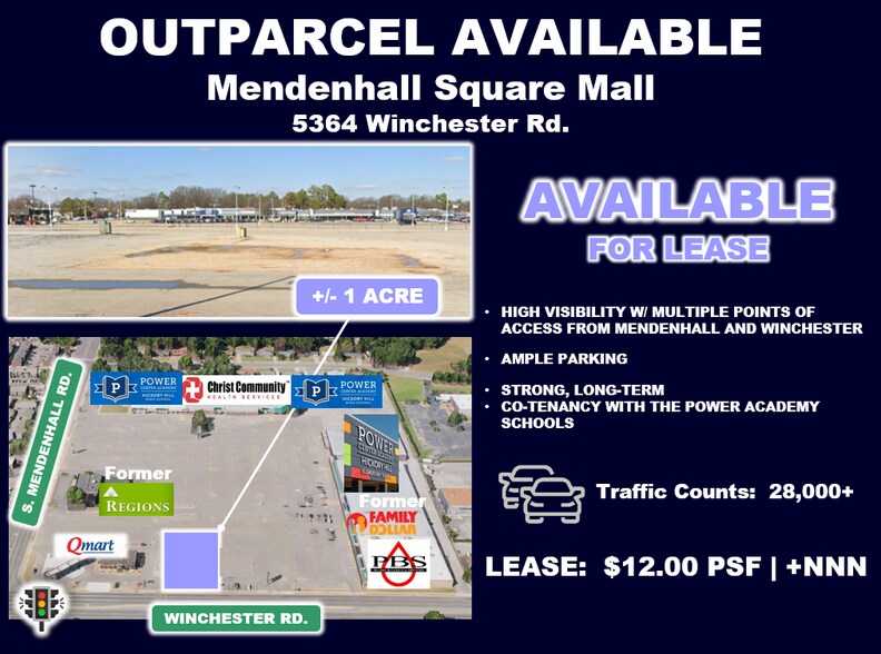 5364 Winchester Rd, Memphis, TN à louer - Photo principale - Image 1 de 9