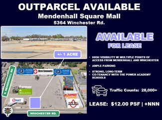 Plus de détails pour 5364 Winchester Rd, Memphis, TN - Terrain à louer