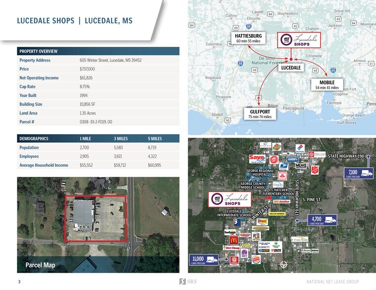 605 Winter St, Lucedale, MS à vendre - Photo du bâtiment - Image 2 de 2