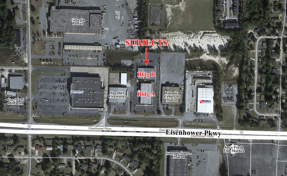 1667 Eisenhower Pky, Macon-Bibb, GA à louer - Aérien - Image 2 de 4