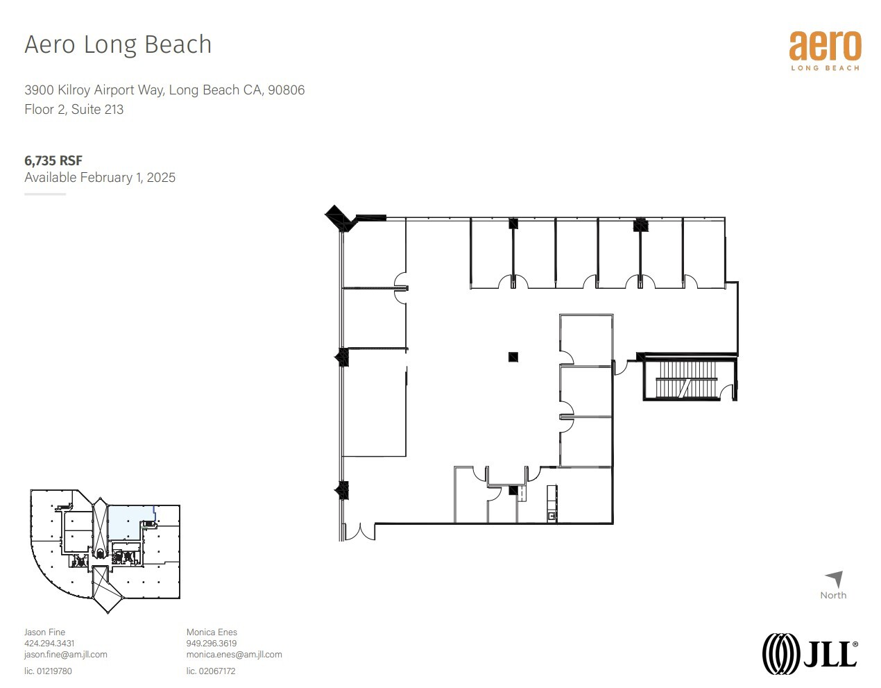 3900 Kilroy Airport Way, Long Beach, CA à louer Plan d’étage- Image 1 de 1