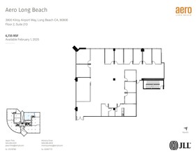 3900 Kilroy Airport Way, Long Beach, CA à louer Plan d’étage- Image 1 de 1