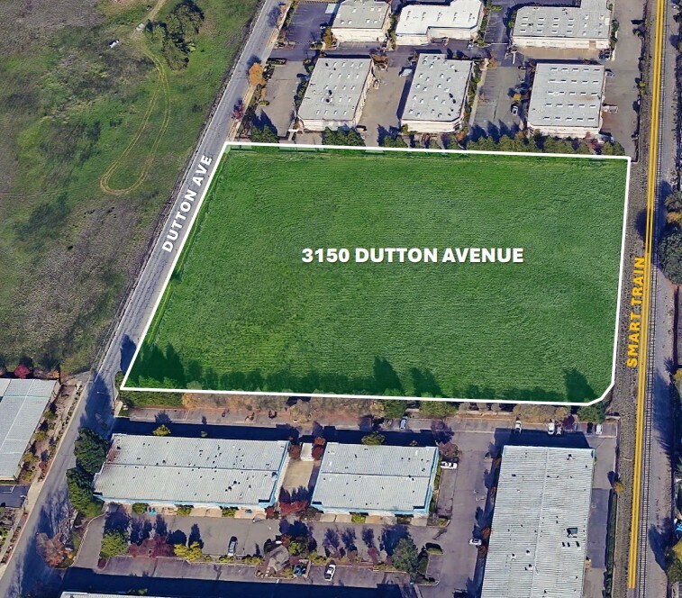 3150 Dutton Ave, Santa Rosa, CA à vendre Aérien- Image 1 de 3