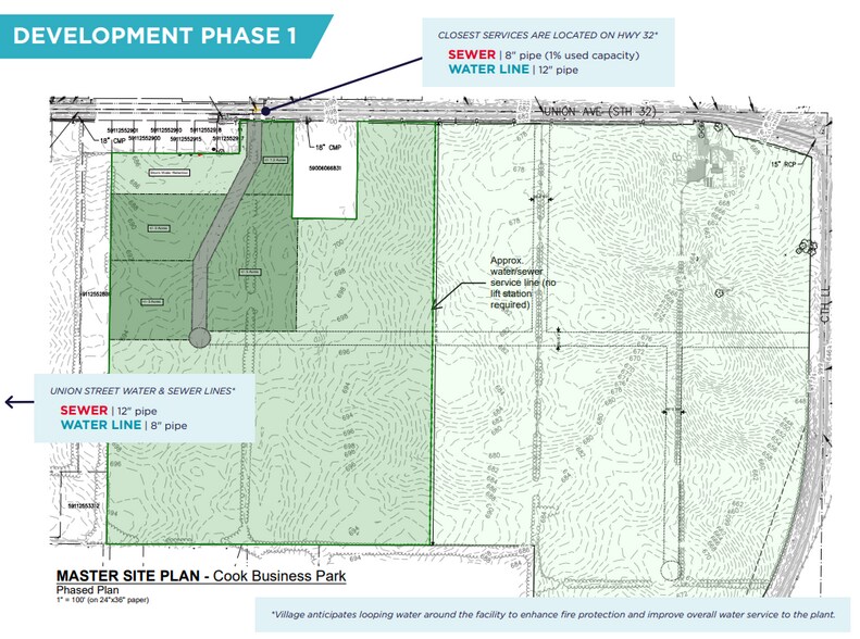W2141 State Road 32, Cedar Grove, WI à vendre - Plan de site - Image 3 de 3