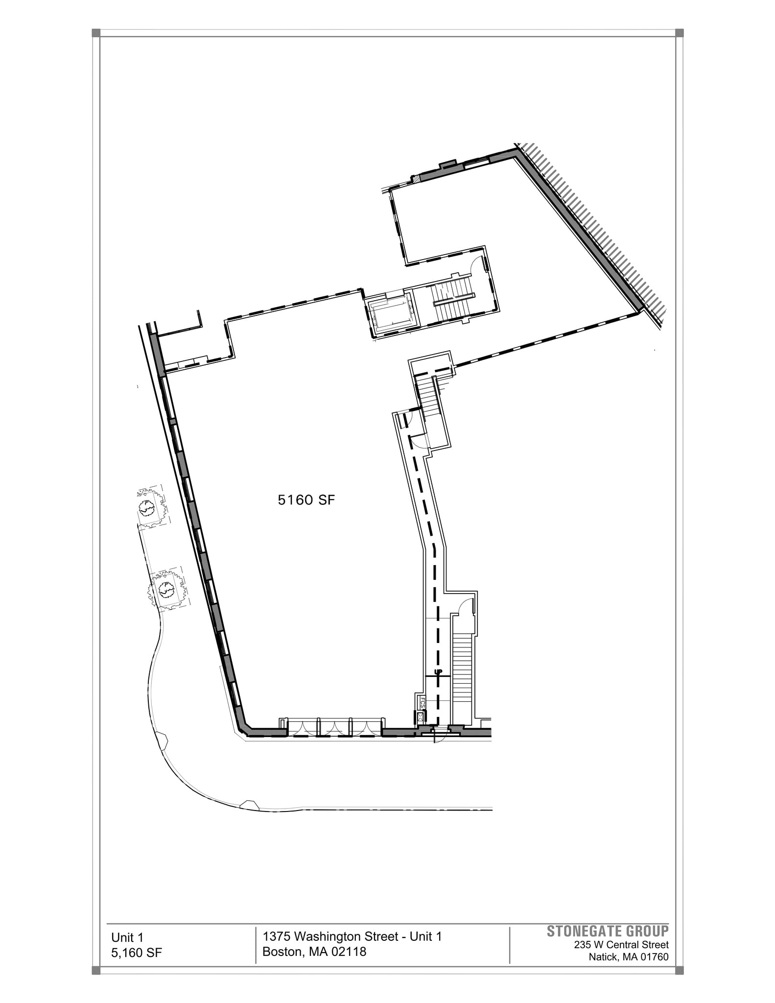 1375 Washington St, Boston, MA à louer Plan de site- Image 1 de 9