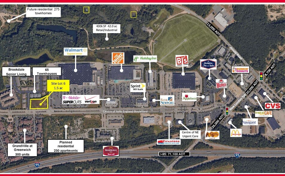Centre Of New England Blvd, Coventry, RI à vendre - Photo du bâtiment - Image 2 de 3