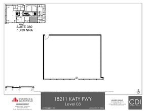 18211 Katy Fwy, Houston, TX for lease Floor Plan- Image 1 of 1