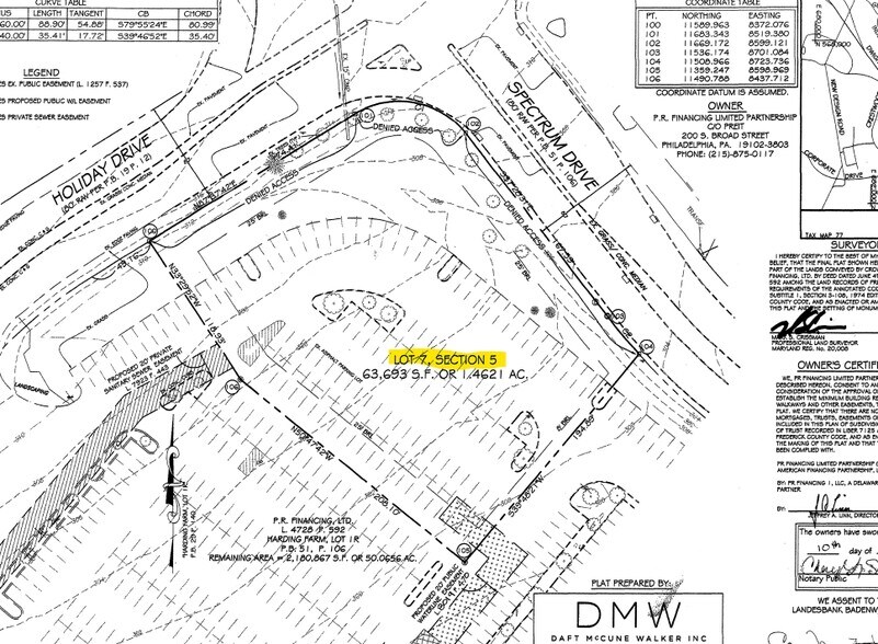 5582 Spectrum Dr, Frederick, MD à louer - Plan cadastral - Image 2 de 2