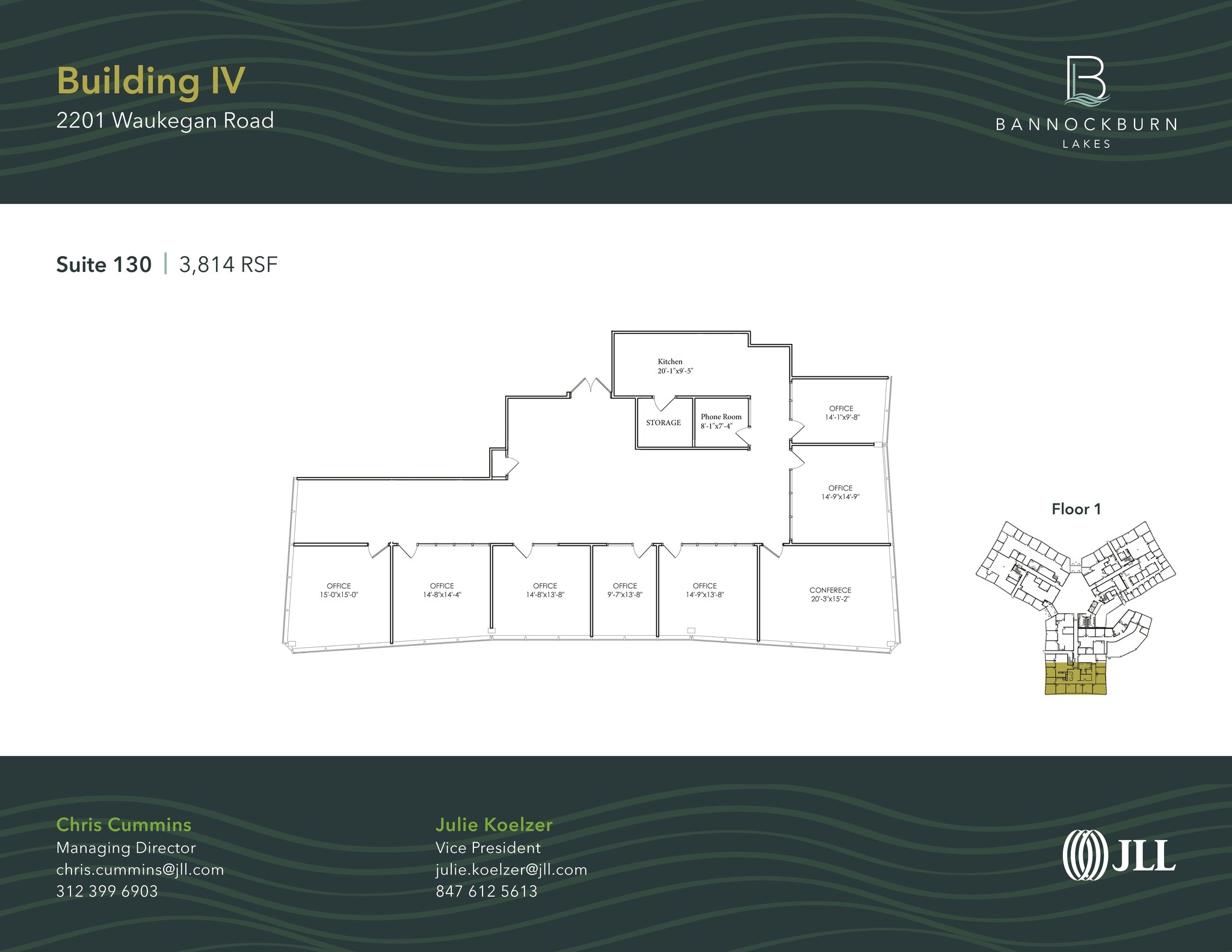 2333 Waukegan Rd, Bannockburn, IL for lease Floor Plan- Image 1 of 1